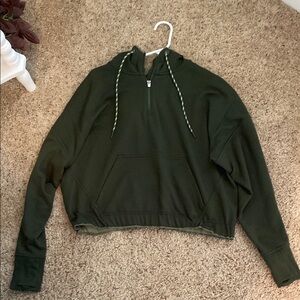 Athleta Olive Green Zip-Up Jacket